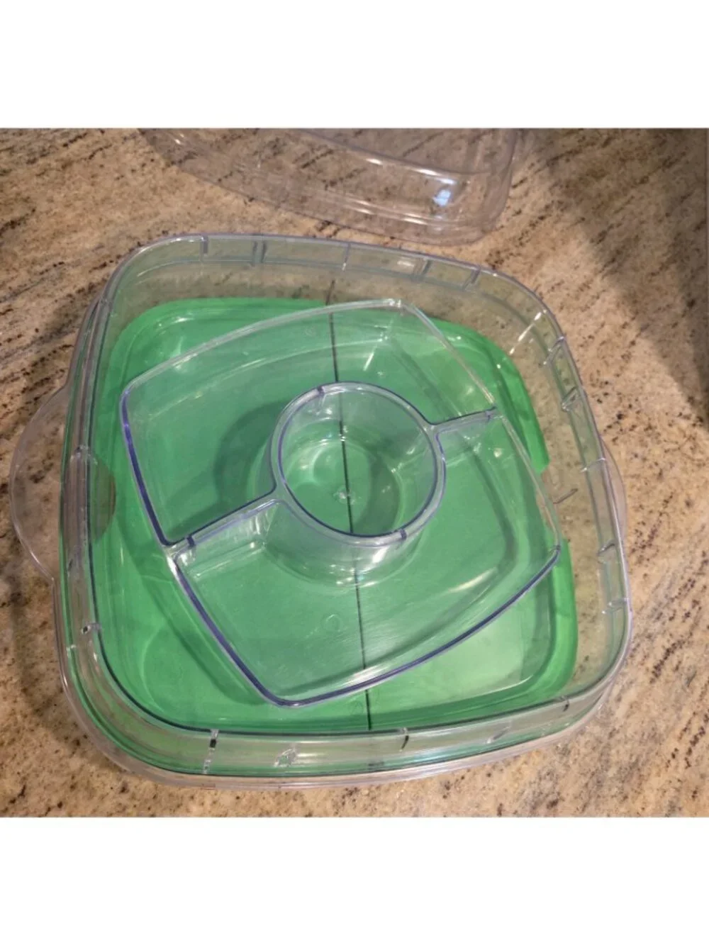 The Pampered Chef Cool & Serve Square Tray Set Deviled Eggs